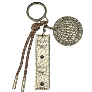 MCM New In Box Gold Charm Key Chain